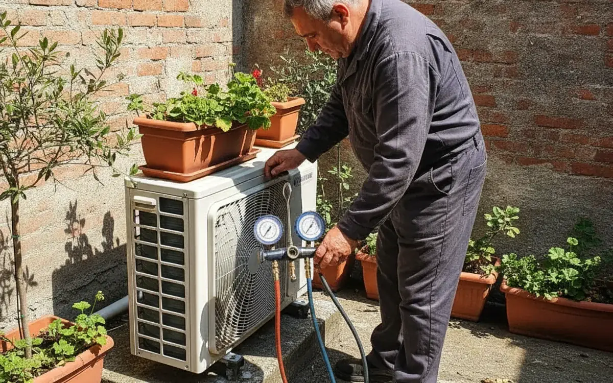 Ricarica gas refrigerante R32 e R410A a Milano